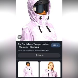 Women’s north face mountainscape jacket in lavender